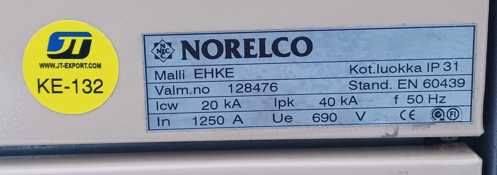 1250A 690V Icw 20kA Norelco EHKE