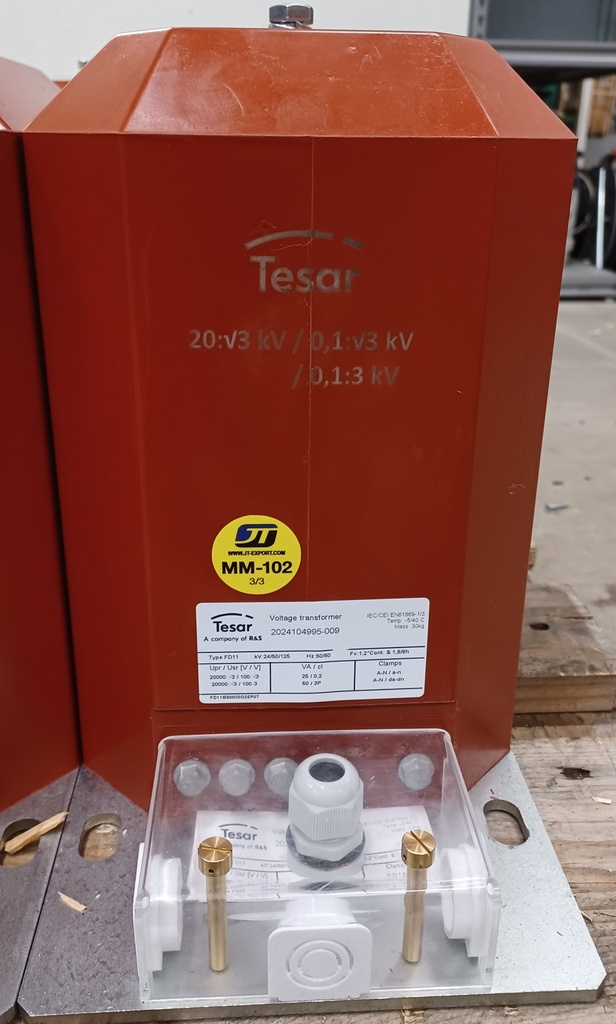 Jännitemuuntaja Tesar FD11 20000:V3/100:V3/100:3 25VA cl 0,2; 50VA