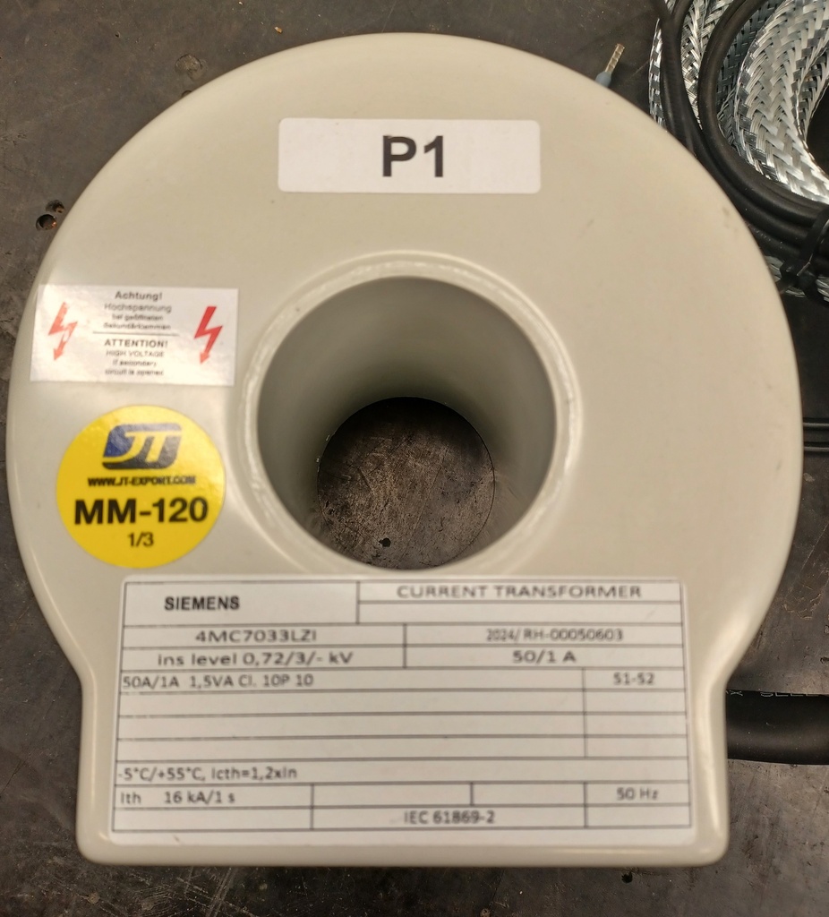 Virtamuuntaja Siemens 4MC7033LZI 50/1A, 10P UUSI