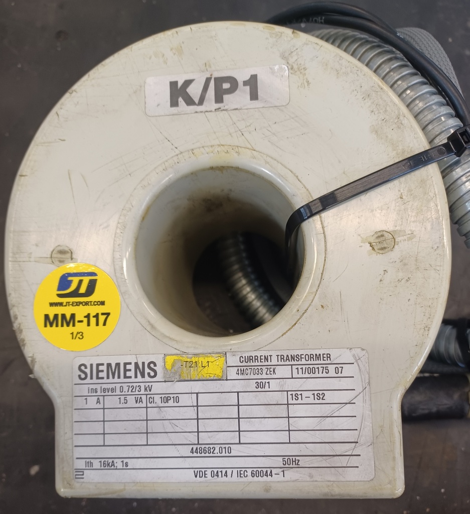 Virtamuuntaja Siemens 4MC7033ZEK 30/1A, 1,5VA 10P10