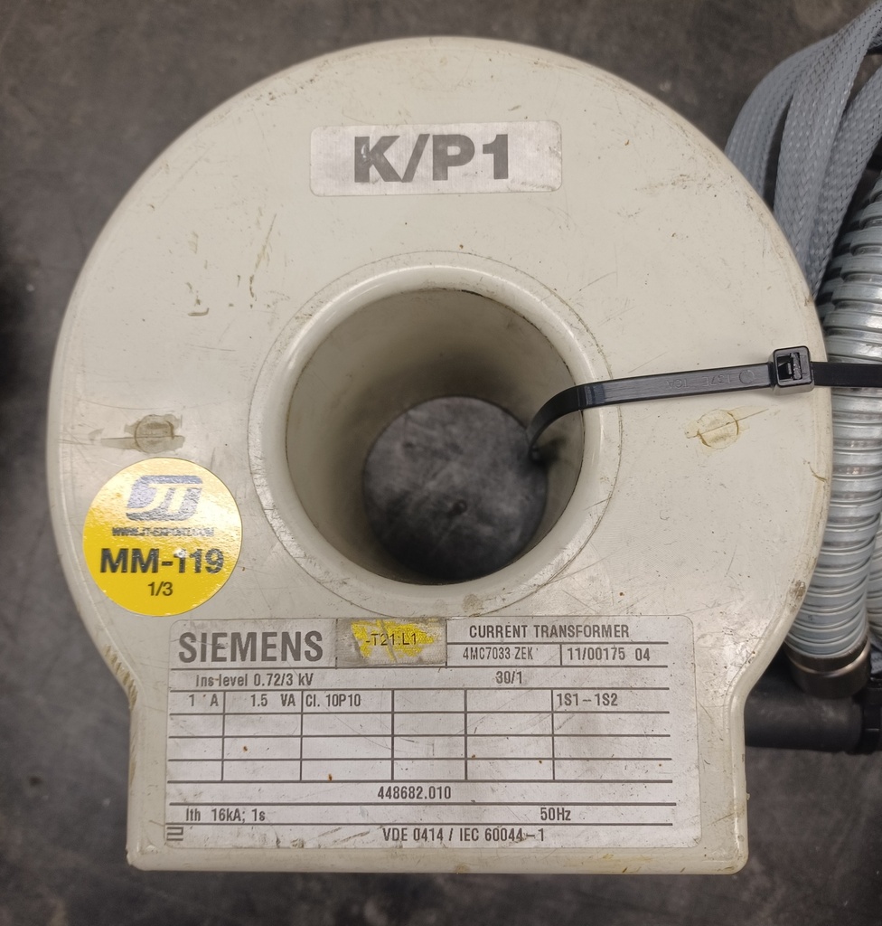 Virtamuuntaja Siemens 4MC7033ZEK 30/1A, 1,5VA 10P10