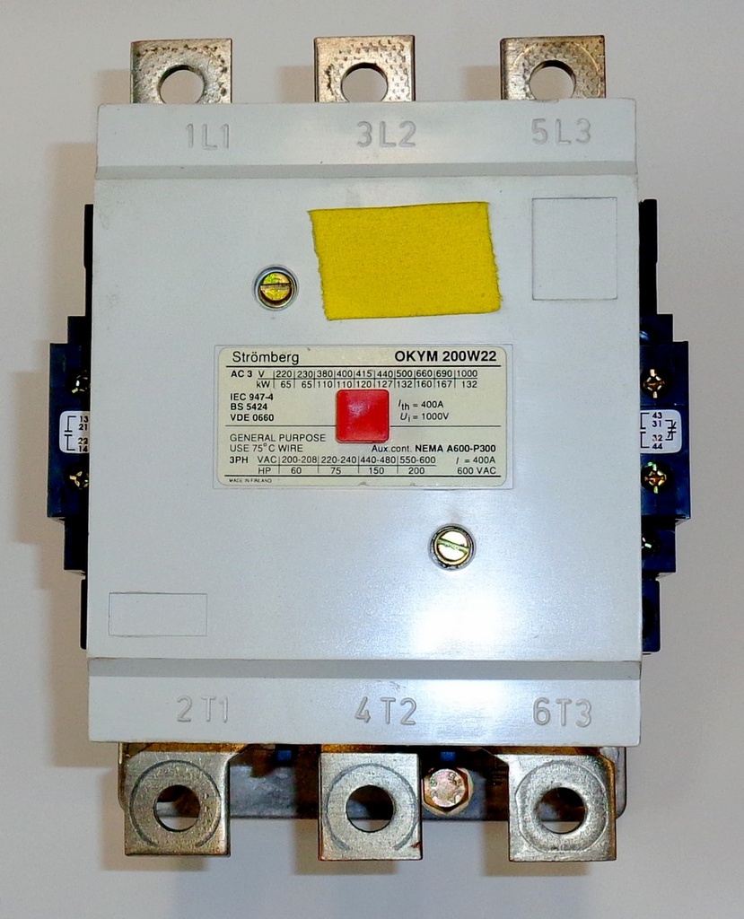 Strömberg OKYM 200W22 contactor 