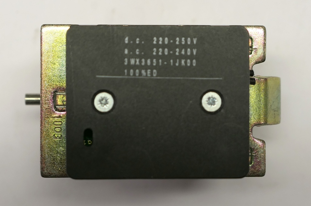 Shunt release for auxiliary release Siemens 3WX3651-1JK00