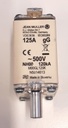 Jean Muller 500V 125A Gr00 NH fuse
