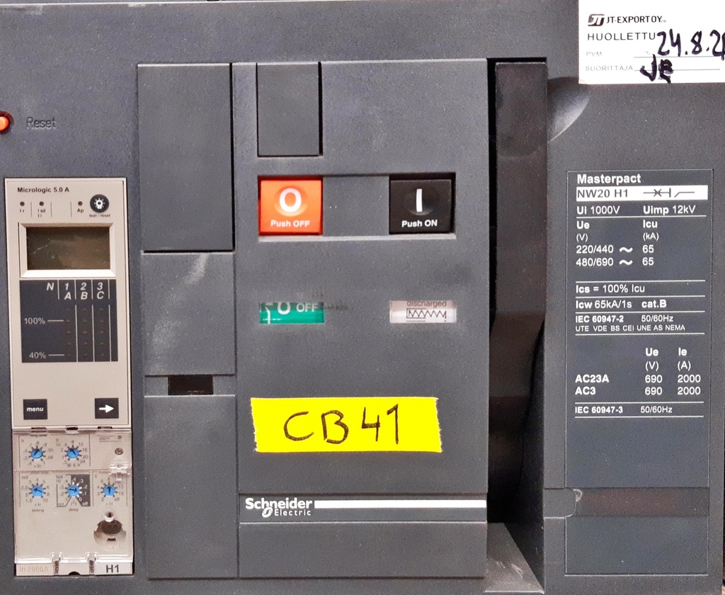 2000A circuit breaker SCHNEIDER NW20H1
