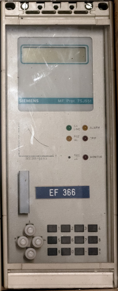 Siemens 7SJ551 Numerical overcurrent protection relay and overload protection