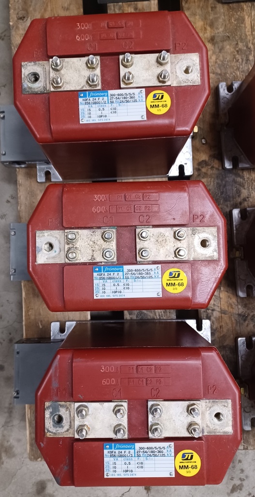 Current transformer Strömberg KOFA24F2 300-600/5/5/5A 0,5
