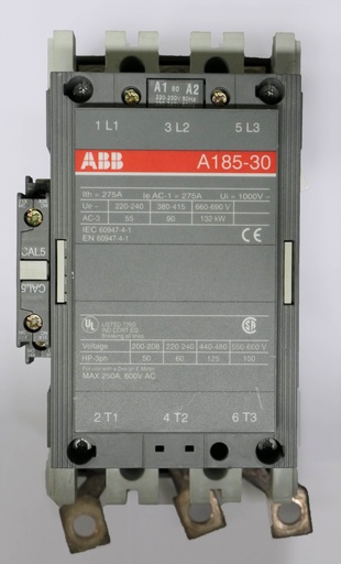 [A185-30] ABB A185-30 90kW 185A(AC-3) kontaktori