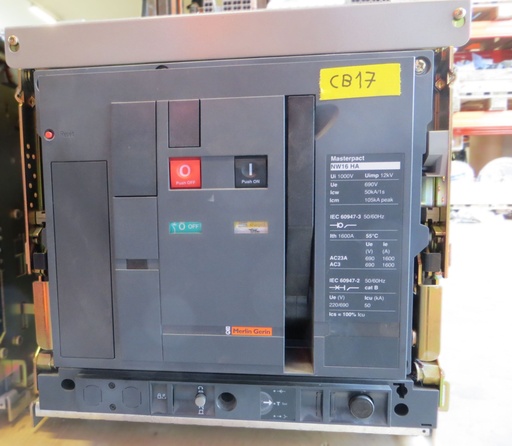 [CB17] 1600A katkaisija MERLIN GERIN NW16 HA / ei relettä