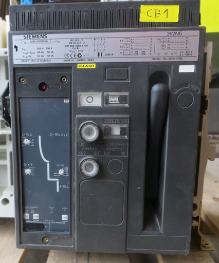 [CB1] 3200A katkaisija SIEMENS 3WN6