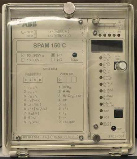 [SPAM150C] Motor protection relay ABB SPAM 150 C