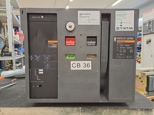 [CB36] 1000A Merlin Gerin Masterpact M10 H1