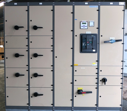[KE-44.2] 1600A 400V lcw 30kA Norelco EHKE low voltage center, panels 03-06