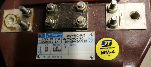[MM-4] Virtamuuntaja Strömberg KOFA24D2 200-400/5/5A 10P10