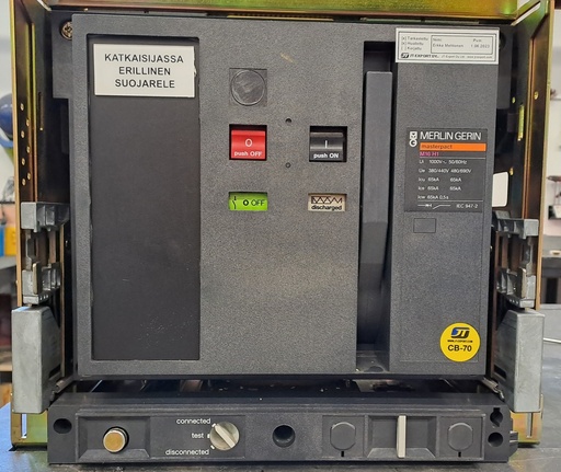 [CB70] 1600A circuit breaker MERLIN GERIN M16 H1 no relay