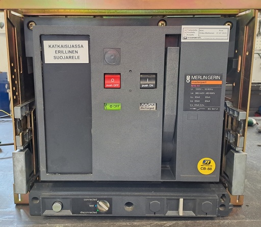 [CB88] 1600A circuit breaker MERLIN GERIN NW16 HA no relay 