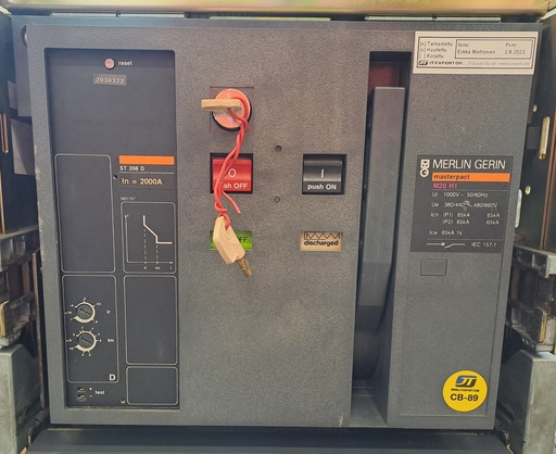 [CB89] 2000A katkaisija Merlin Gerin Masterpact M20 H1