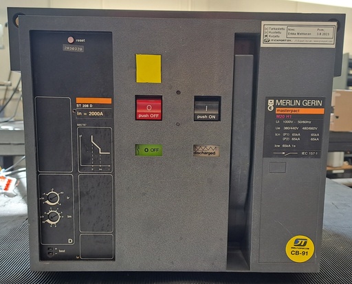 [CB91] 2000A katkaisija Merlin Gerin Masterpact M20 H1