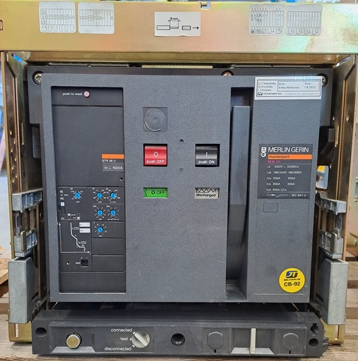 [CB92] 1600A circuit breaker Merlin Gerin Masterpact M16 H1
