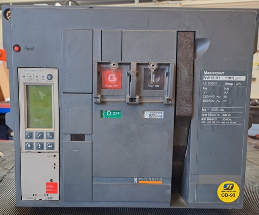 [CB93] 1000A Circuit breaker Merlin Gerin Masterpact NW10 H1