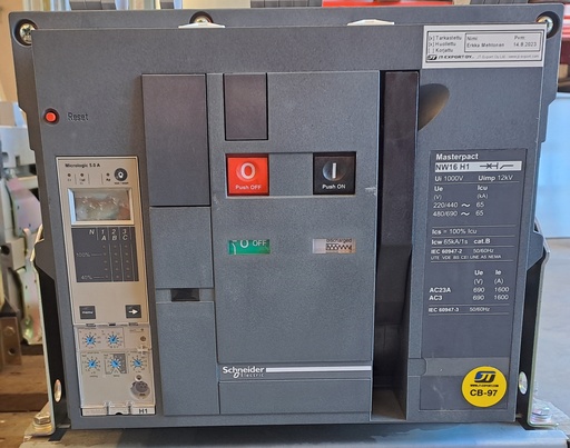 [CB97] 1600A circuit breaker Merlin Gerin Masterpact NW16 H2