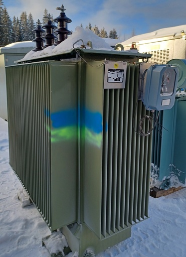 [ID-1548] 1250kVA 20/0,4kV Öljymuuntaja Strömberg vm. 1990