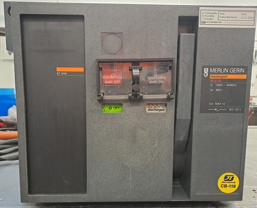 [CB119] 1600A circuit breaker Merlin Gerin Masterpact M16 H1