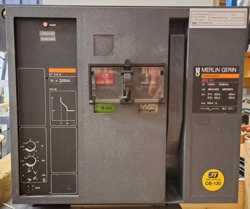[CB130] 3200A Circuit breaker Merlin Gerin Masterpact M32 H1