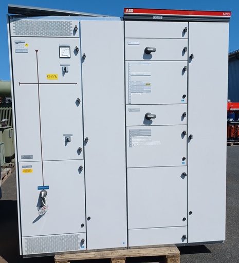 [KE-151] 3150A 400V Icw 50kA keskus ABB MNS (3CA) kentät 11-15