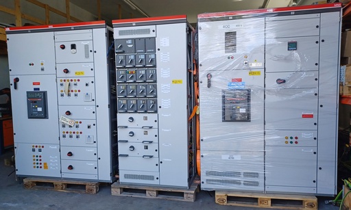 [KE-150] 2600A 400V Icw 50kA keskus ABB MNS (4CC) kentät 01-05