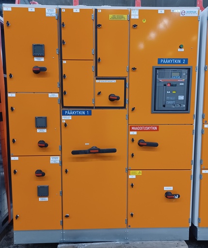 [KE-171] 1600A 230_400V Icw 50kA Ipk 105kA kentät 10-12 EAvenue NK1.1C 5/5 keskus
