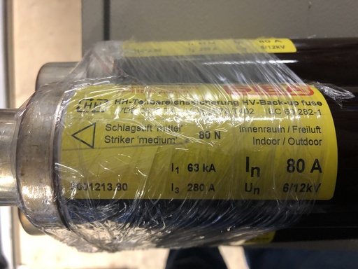 [KJS7] 12 kV-80A SIBA keskijännitesulake