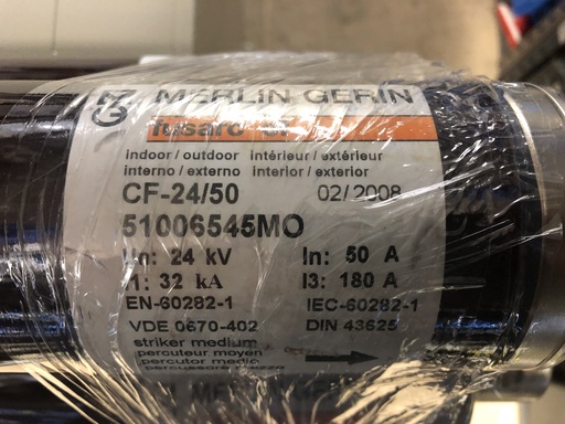 [KJS18] 24 kV-50A MG keskijännitesulake