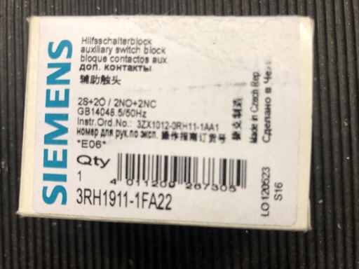 [3RH1911-1FA22] Siemens 3RH1911-1FA22