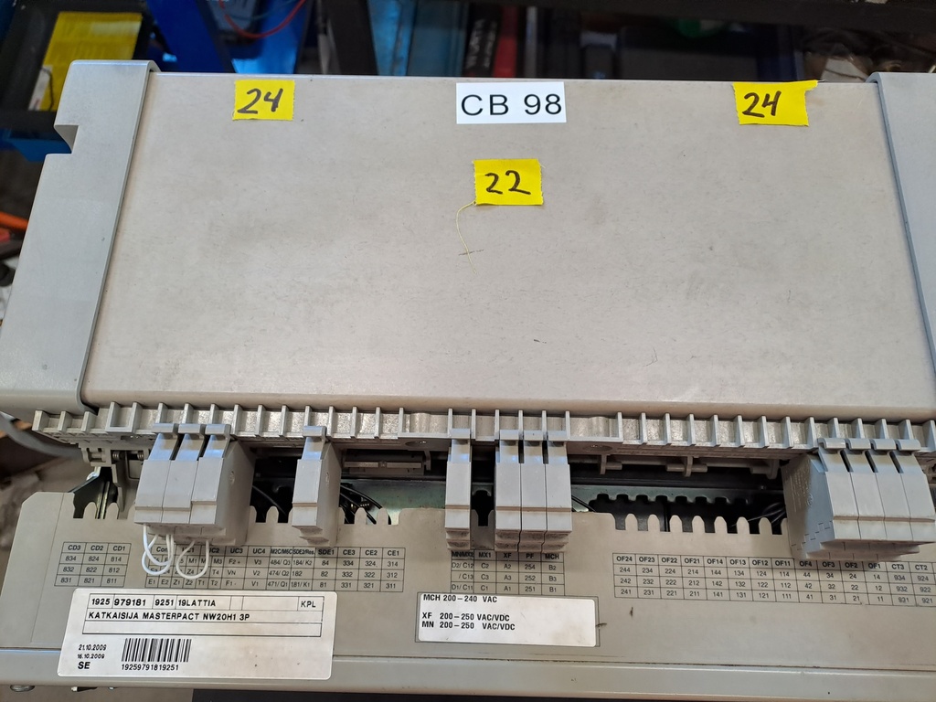 2000A Scneider Masterpact M20 H1