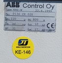 800A 220V Icw 10kA keskus ABB MNS-W