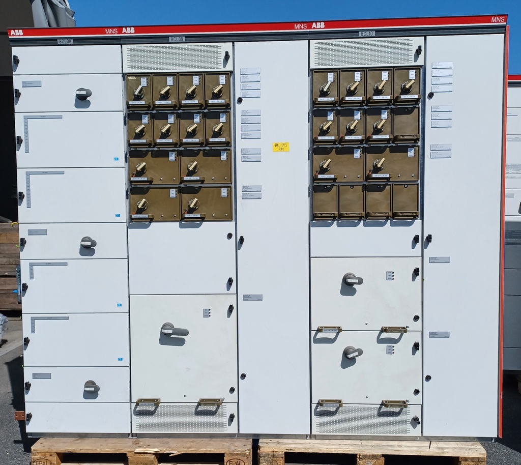 3150A 400V Icw 50kA keskus ABB MNS-W