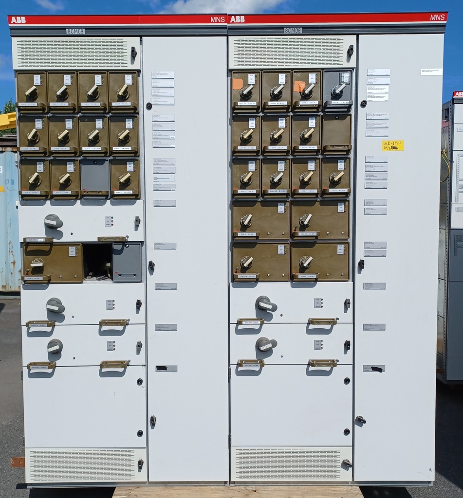 3150A 400V Icw 50kA keskus ABB MNS-W