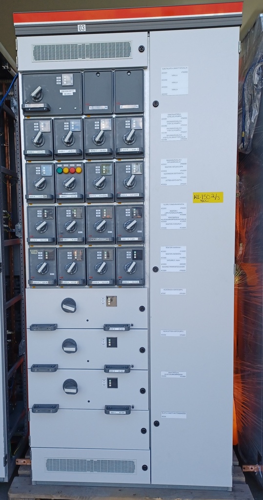 2600A 400V Icw 50kA keskus ABB MNS 4CC