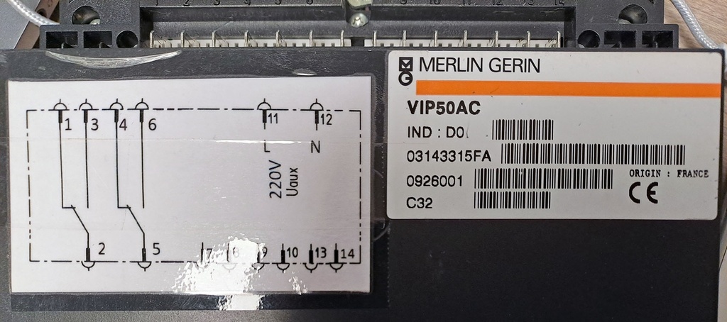 Maasulkurele Merlin Gerin VIP50AC