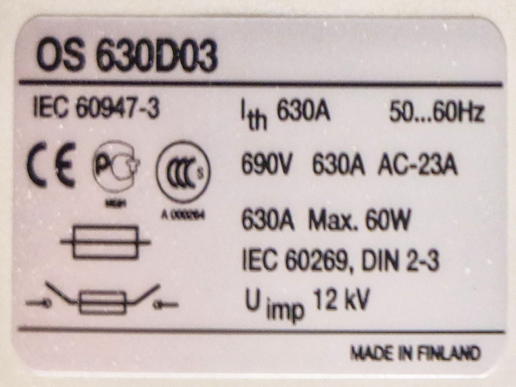 ABB OS630D03