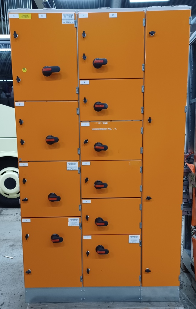 1600A 230_400V Icw 50kA Ipk 105kA kentät 04-05 EAvenue NK1.1C 2/5 keskus