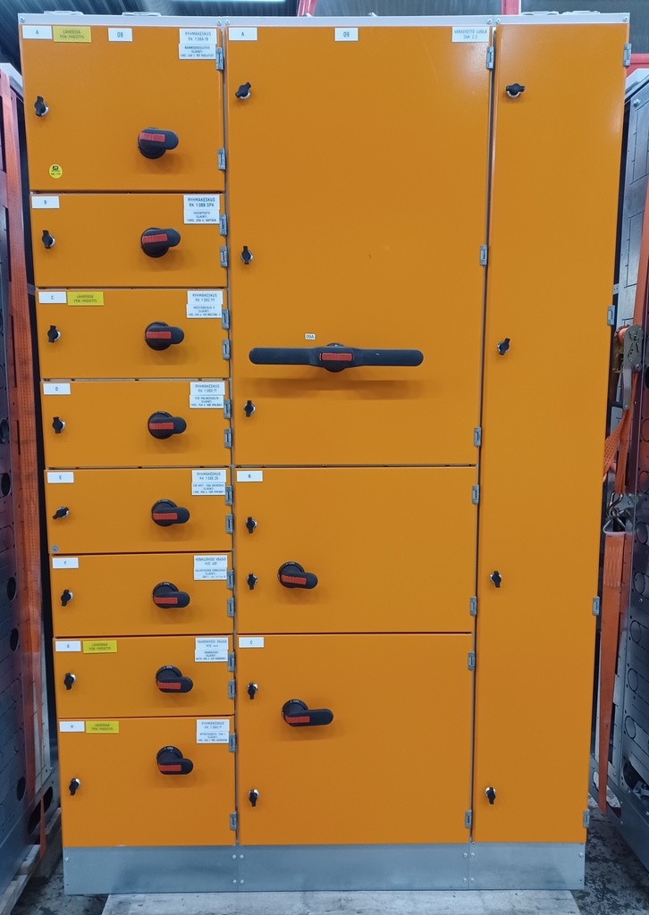 1600A 230_400V Icw 50kA Ipk 105kA kentät 08-09 EAvenue NK1.1C 4/5 keskus