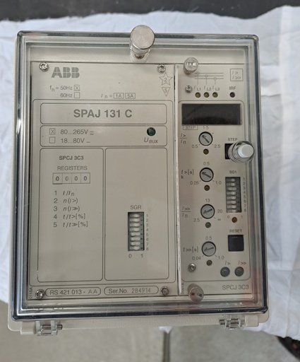 [SPAJ131C-1] Overcurrent relay ABB SPAJ 131C 80-265V