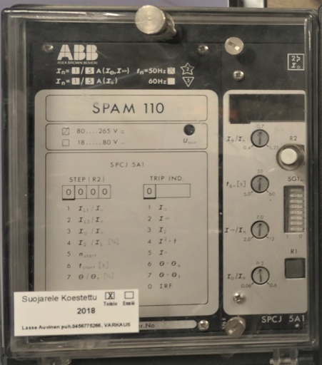 [ABB SPAM 110] Motor protection relay ABB SPAM 110