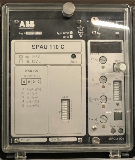 [SPAU110C] Residual overvoltage relay ABB SPAU 110 C