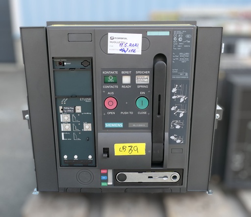 [CB39] 2000A  circuit breaker Siemens WL II 2000 S