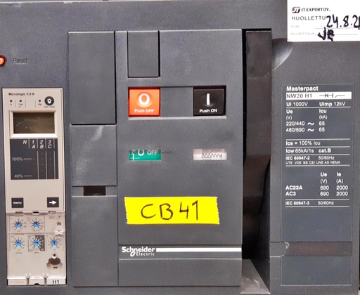 [CB41] 2000A circuit breaker SCHNEIDER NW20H1