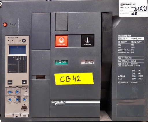 [CB42] 2000A Circuit breaker Schneider NW20H1