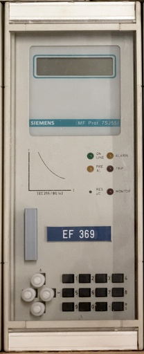 [EF369] Siemens 7SJ551 Numerical overcurrent protection relay and overload protection